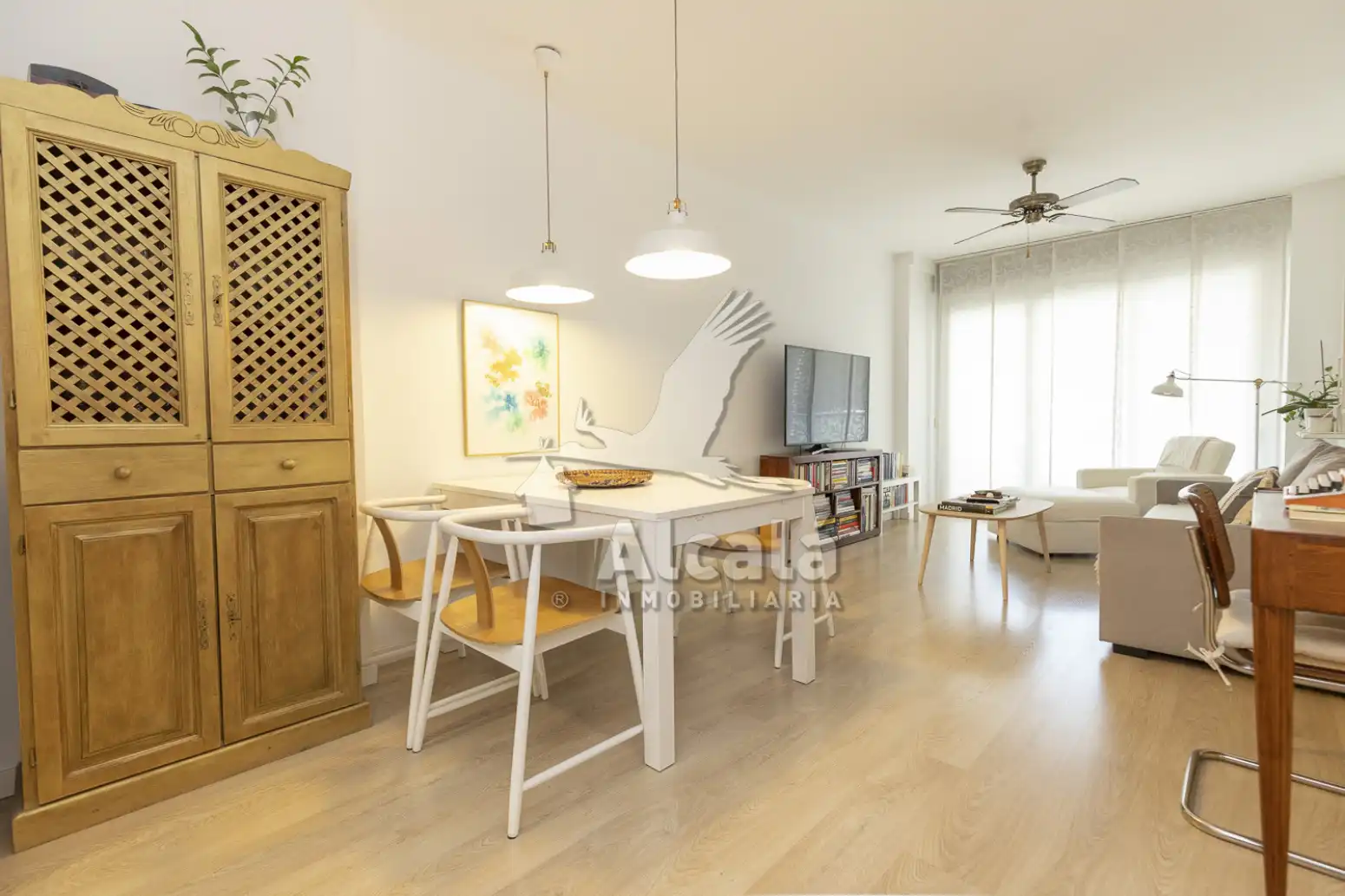 Wohnzimmer von Wohnung zum Verkauf in Alcalá de Henares mit Klimaanlage, Heizung und Terrasse