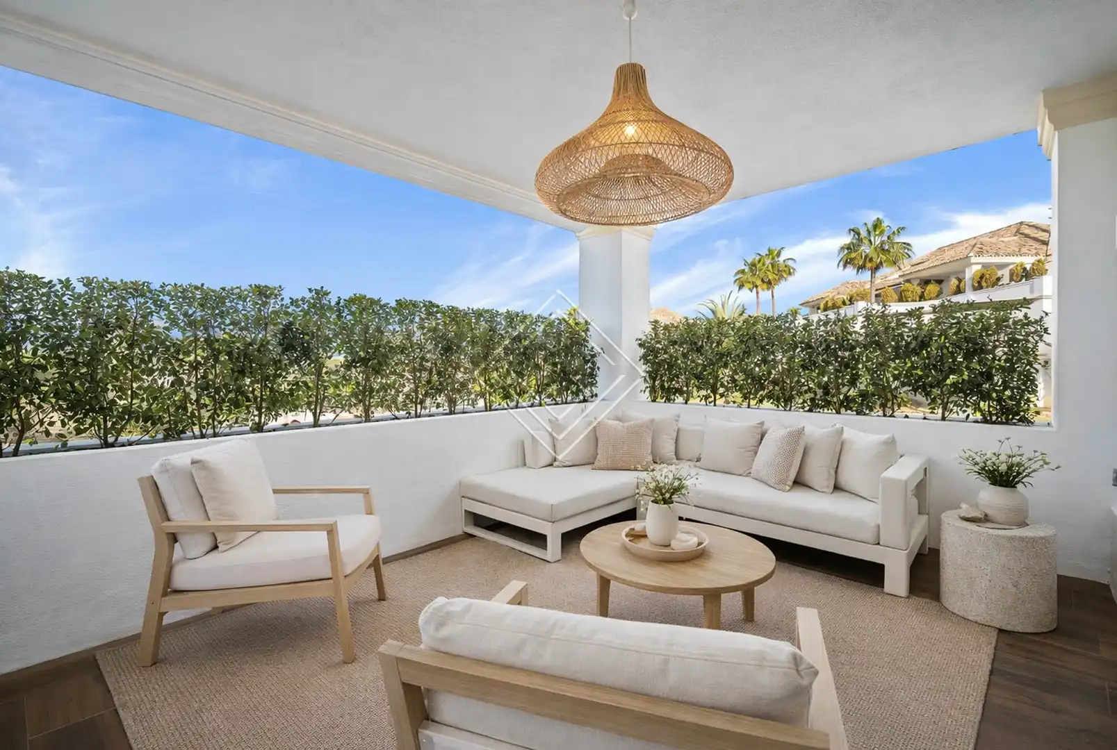 Terrasse von Wohnung zum Verkauf in Marbella mit Klimaanlage, Heizung und Terrasse