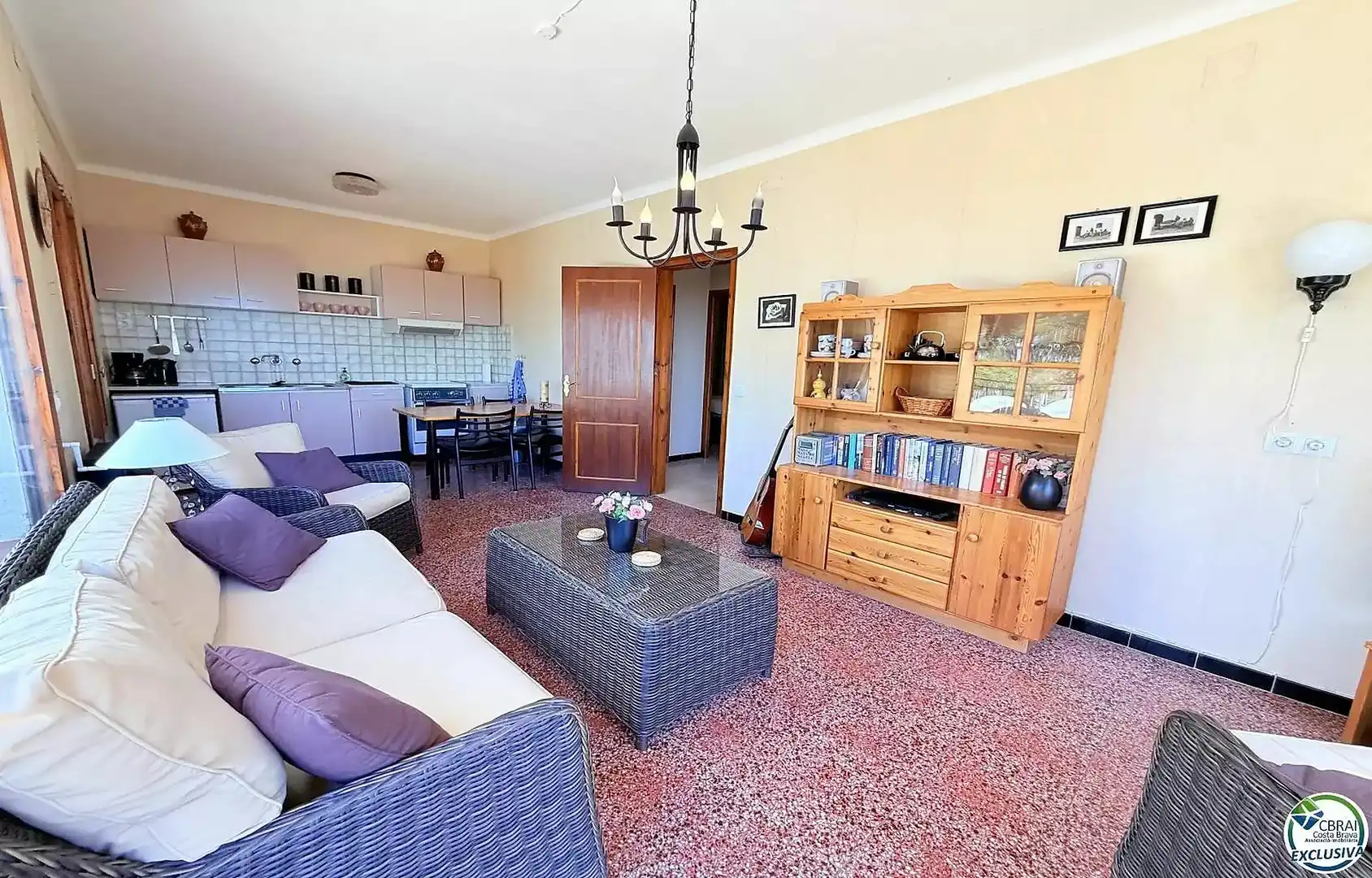 Sala d'estar de Casa o xalet en venda en Roses amb Terrassa