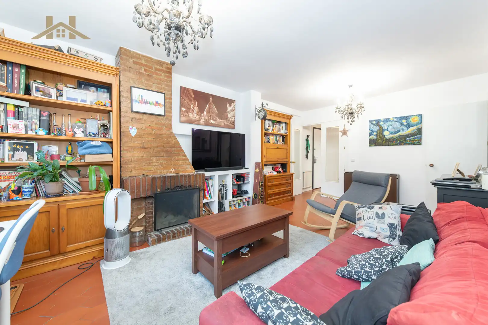 Living room of Flat for sale in Galapagar  with Terrace and Community pool