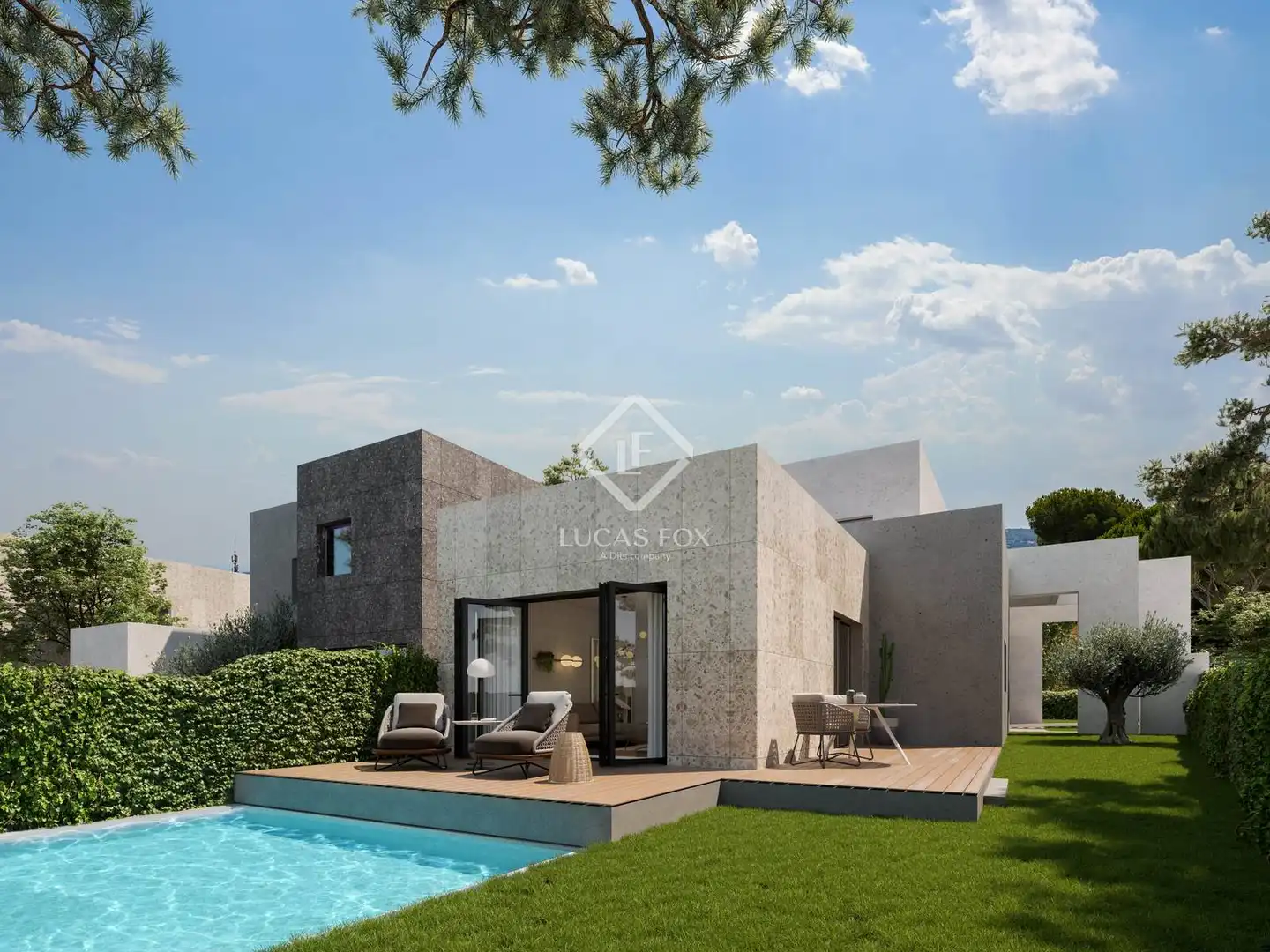 Vista exterior de Casa o chalet en venta en Torrelodones con Aire acondicionado, Jardín privado y Parquet