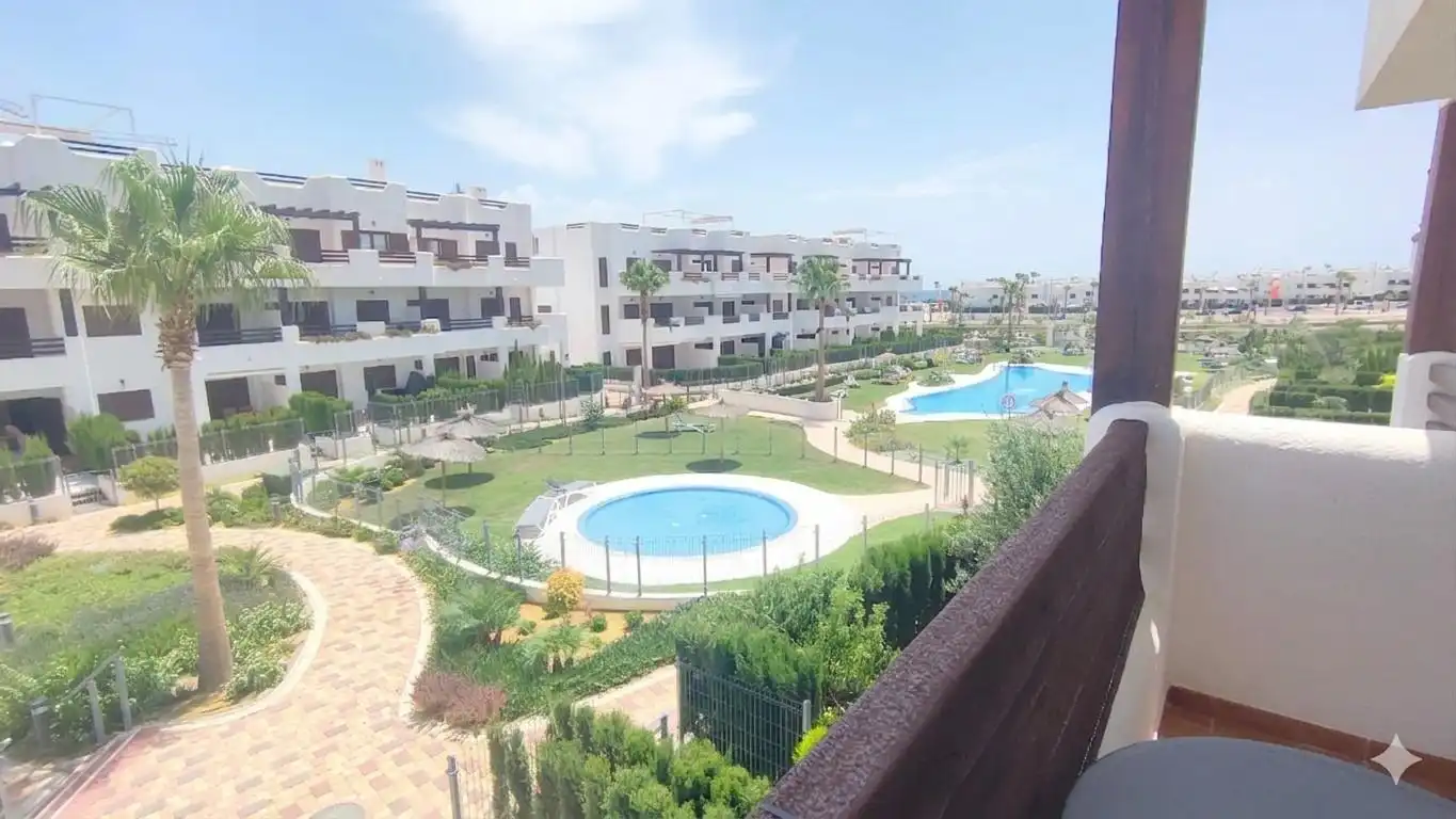 Jardín de Apartamento en venta en Pulpí con Aire acondicionado, Terraza y Amueblado