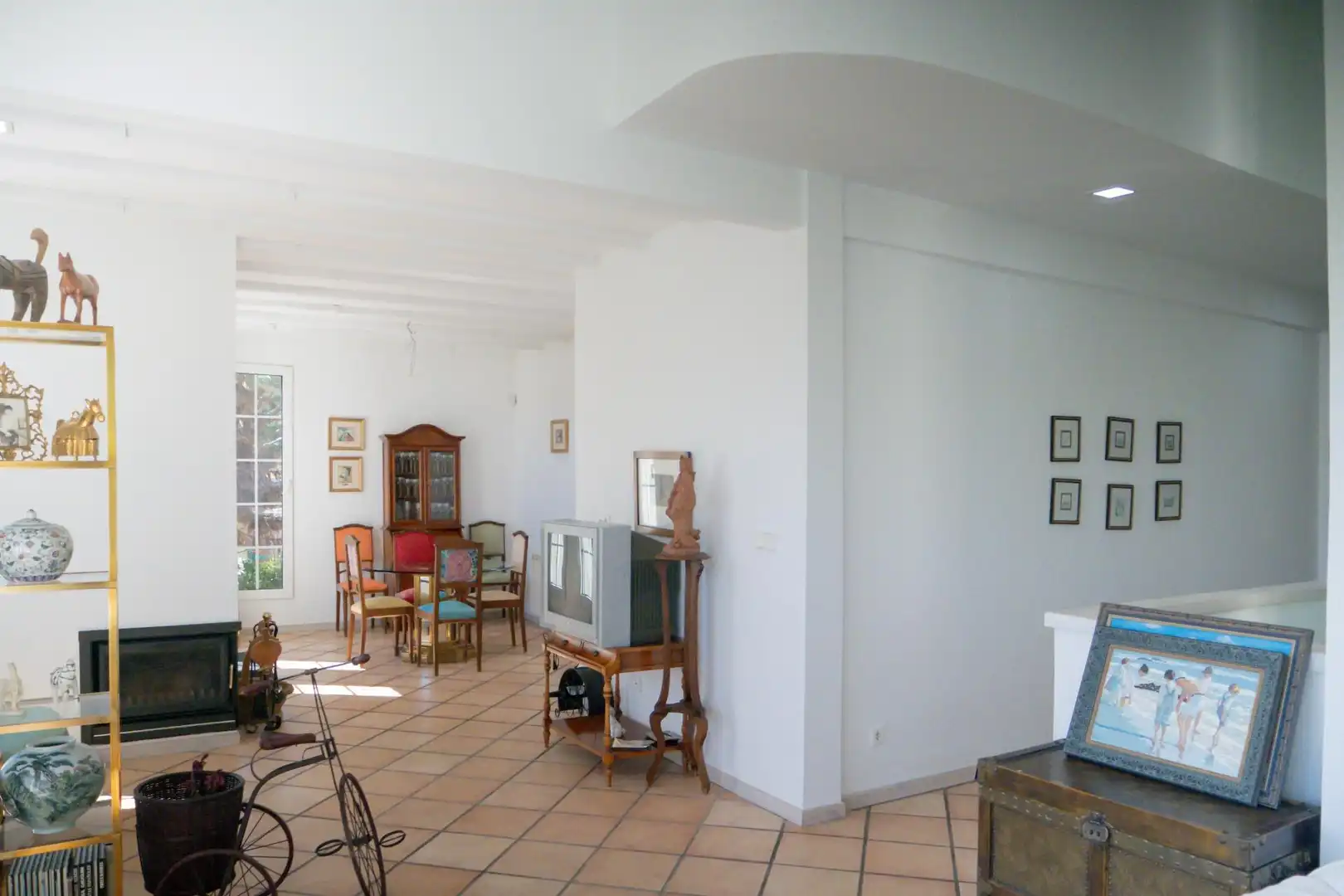 Wohnzimmer von Haus oder Chalet zum Verkauf in Torrelodones mit Heizung, Privatgarten und Terrasse