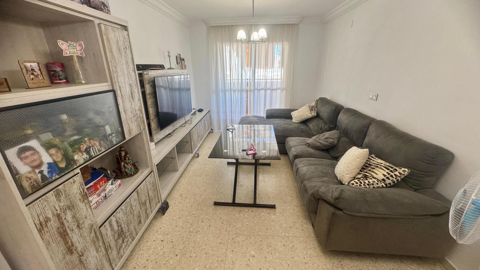Living room of Flat for sale in Málaga Capital  with Air Conditioner and Terrace