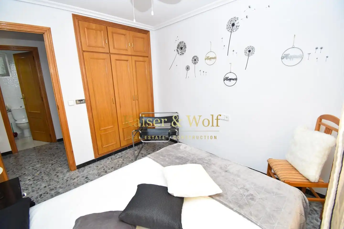 Bedroom of Flat for sale in Santa Pola  with Air Conditioner and Terrace
