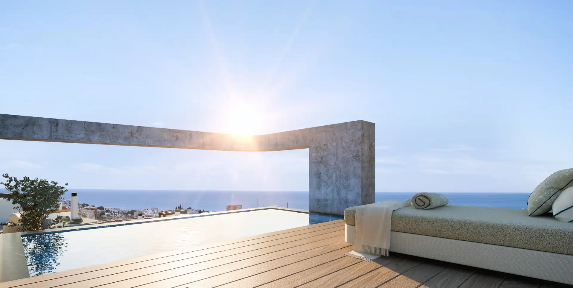 Terraza de Ático en venta en Marbella con Aire acondicionado, Terraza y Piscina