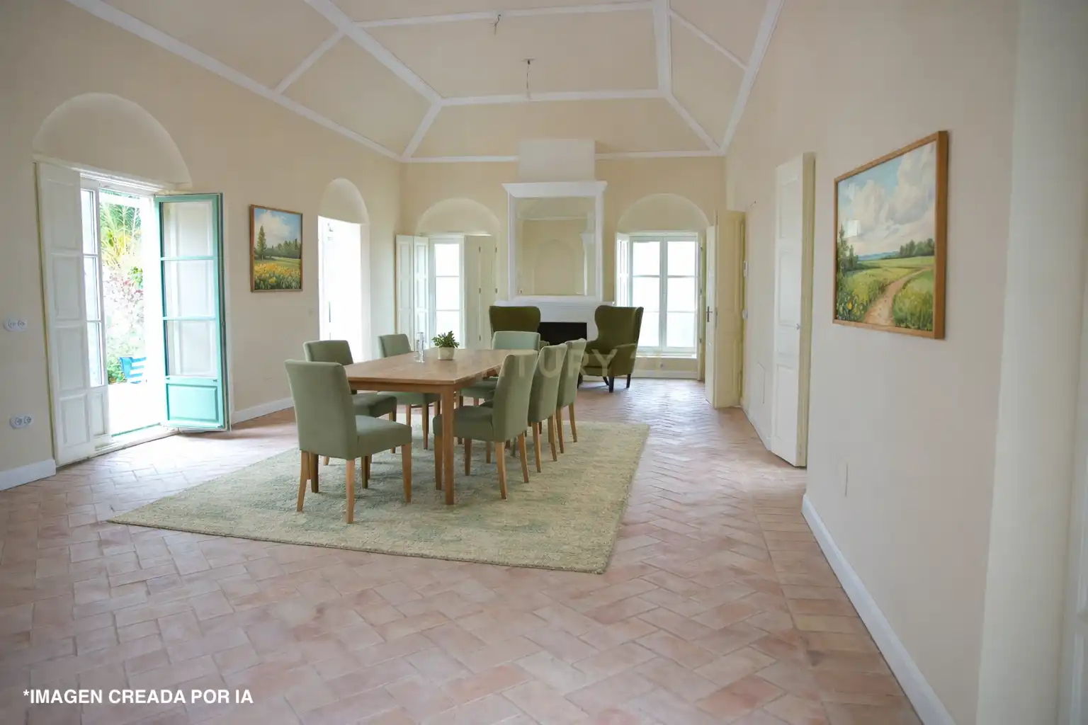 Comedor de Casa o chalet en venta en Alhaurín El Grande con Jardín privado, Trastero y Piscina