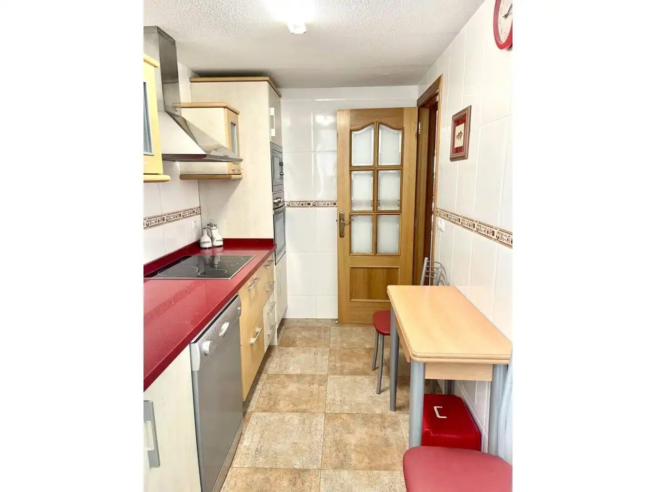 Kitchen of Flat for rent in El Campello  with Terrace, Furnished and Community pool