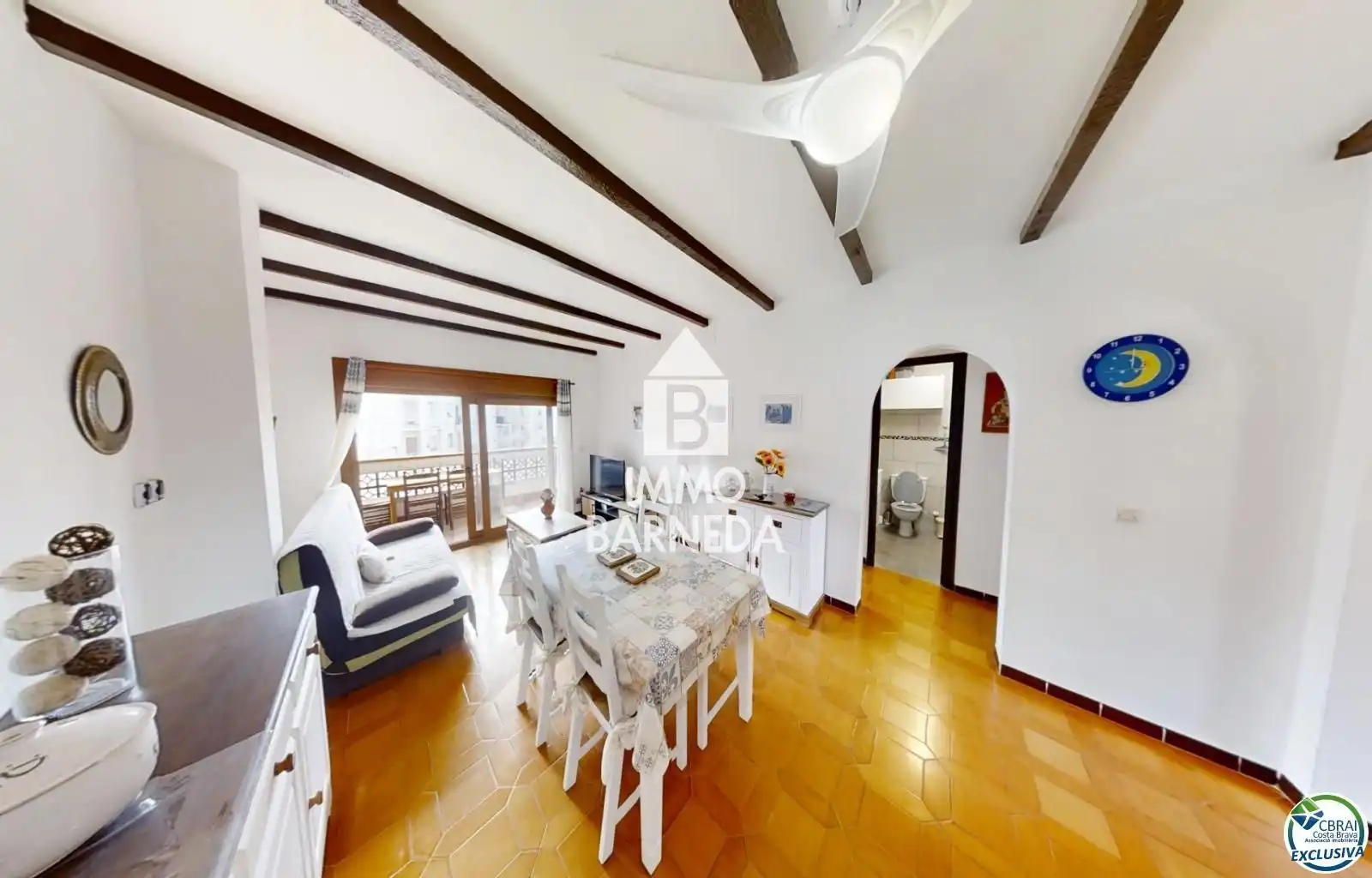 Exterior view of Flat for sale in Empuriabrava  with Terrace, Swimming Pool and Furnished