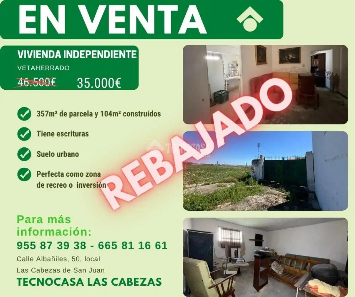 Casa o xalet en venda en Las Cabezas de San Juan