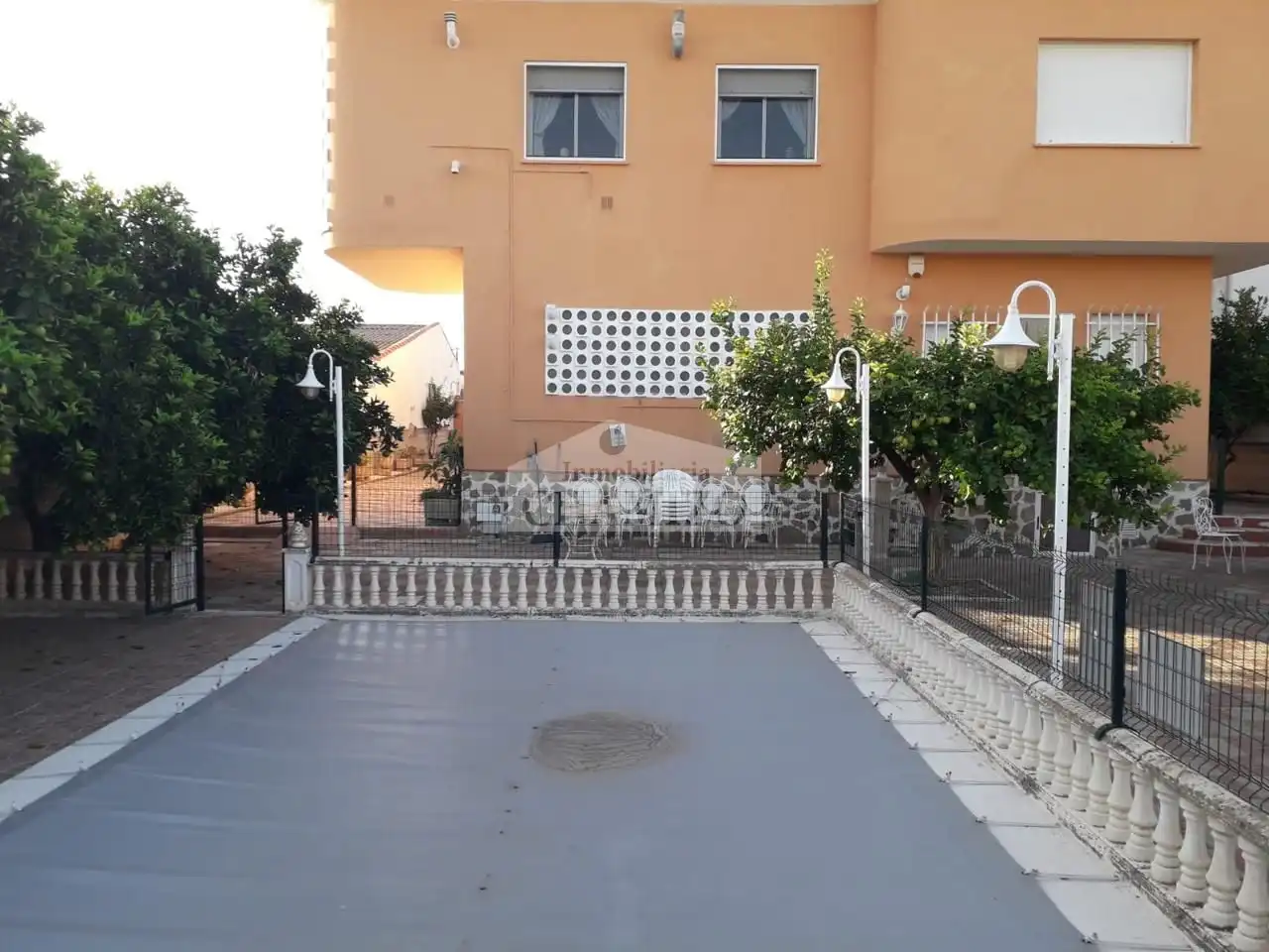Terraza de Casa o chalet en venta en Villar de Rena con Aire acondicionado, Calefacción y Jardín privado