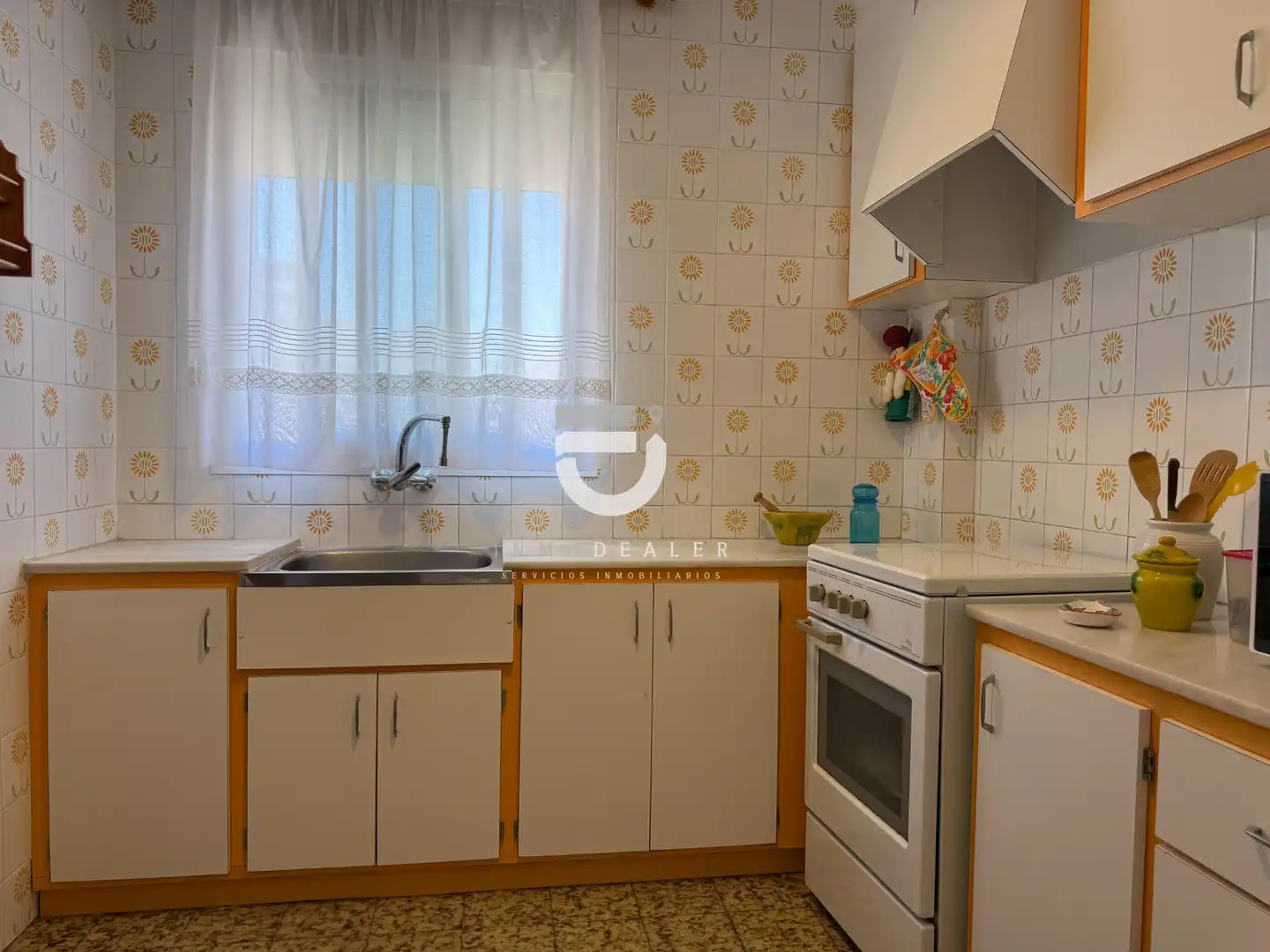 Cuina de Apartament en venda en Piles amb Aire condicionat, Jardí privat i Terrassa