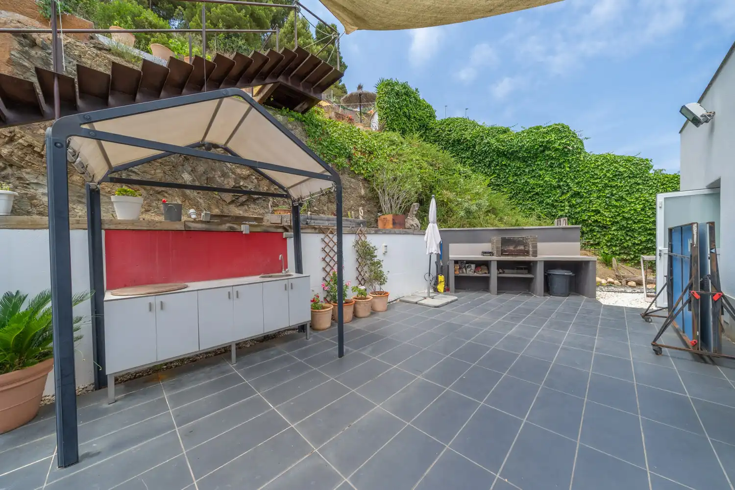 Terraza de Casa o chalet en venta en Santa Susanna con Aire acondicionado, Calefacción y Jardín privado