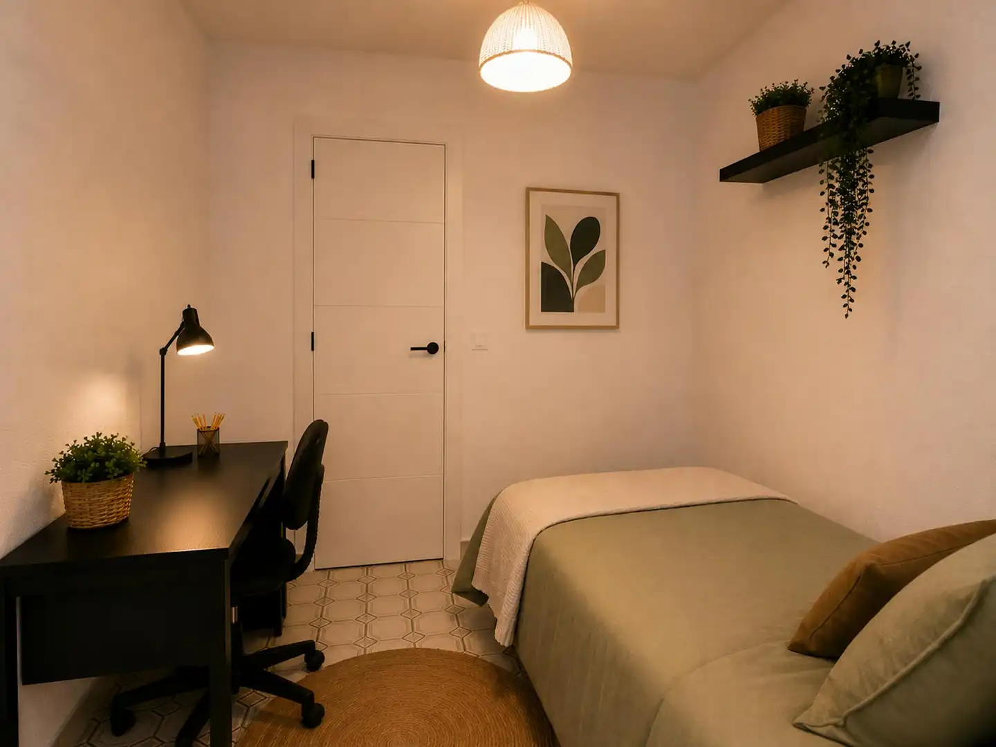 Bedroom of Flat for share in Barcelona  with Furnished and Washing machine