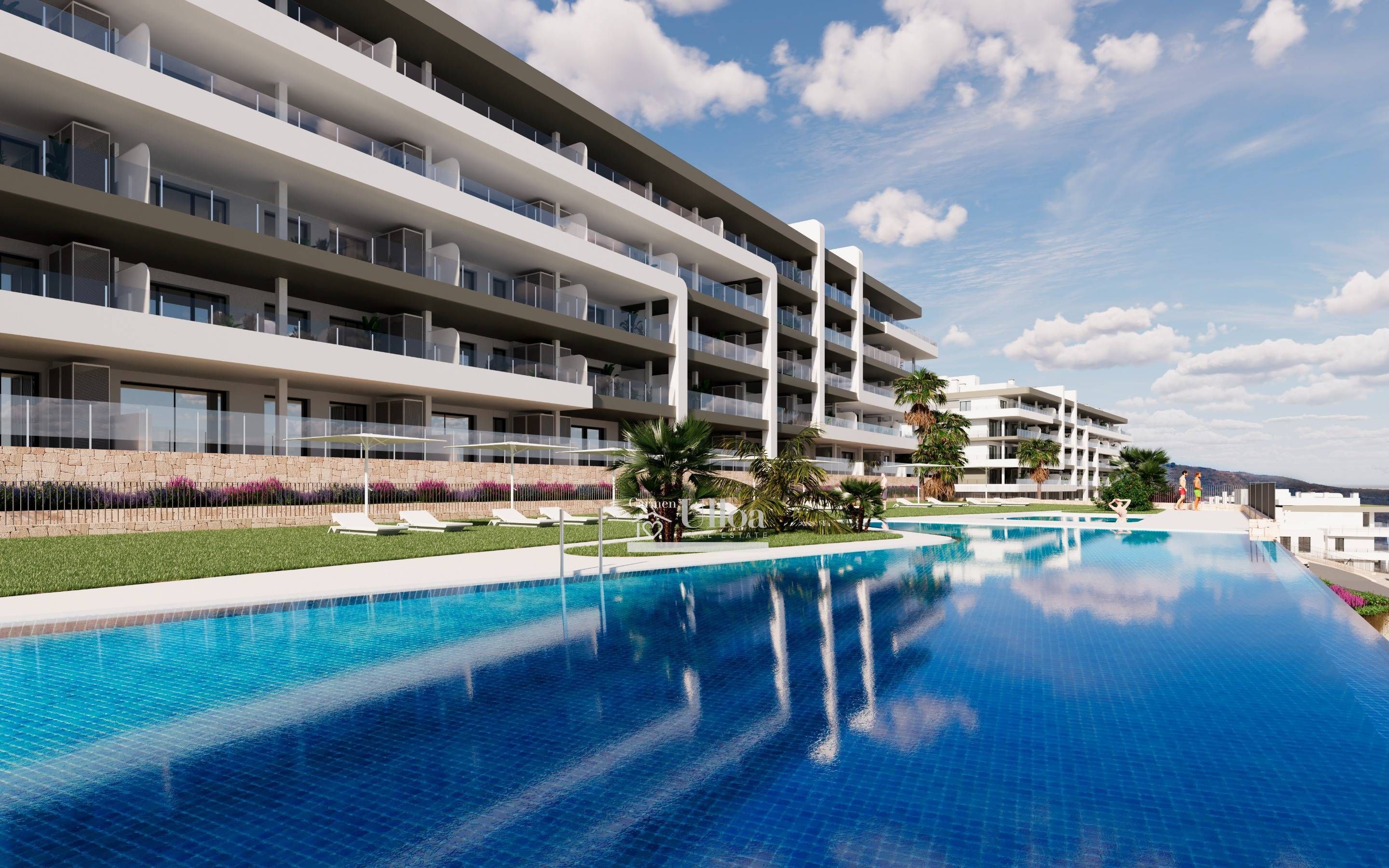 Swimming pool of Planta baja for sale in Mutxamel  with Air Conditioner, Heating and Private garden