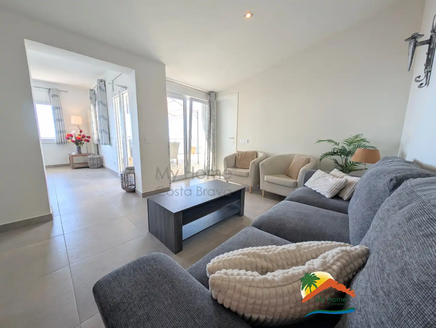 Sala de estar de Casa o chalet en venta en Lloret de Mar con Aire acondicionado, Calefacción y Jardín privado