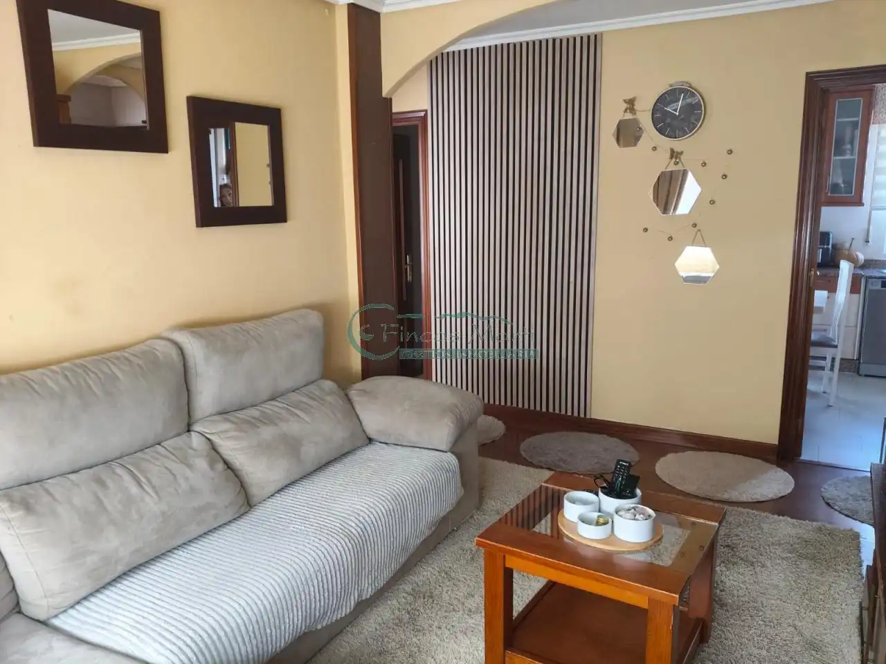 Sala de estar de Piso en venta en Vigo  con Trastero y Amueblado