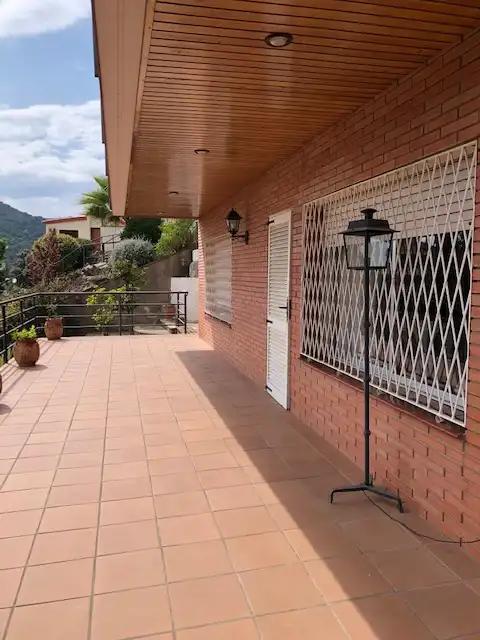 Terrassa de Casa o xalet en venda en La Palma de Cervelló amb Aire condicionat, Calefacció i Jardí privat