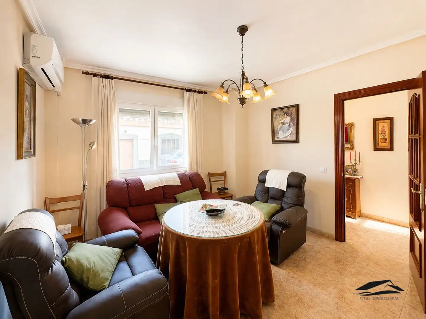 Living room of Houses for sale in Aldealengua  with Air Conditioner, Heating and Furnished