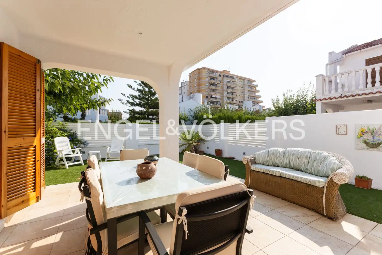 Terrassa de Casa adosada en venda en Oropesa del Mar / Orpesa amb Calefacció, Jardí privat i Terrassa
