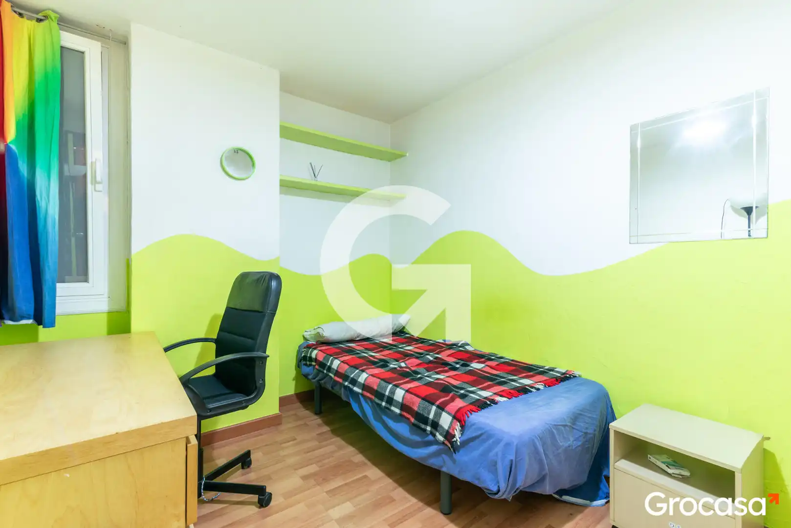 Schlafzimmer von Wohnung zum Verkauf in Sant Just Desvern mit Klimaanlage, Heizung und Schwimmbad