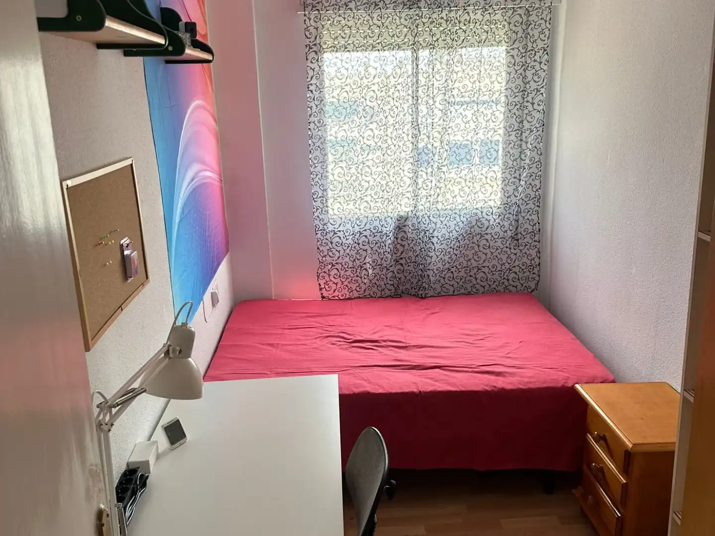Schlafzimmer von Wohnung zur Miete in Murcia mit Klimaanlage, Heizung und Möbliert