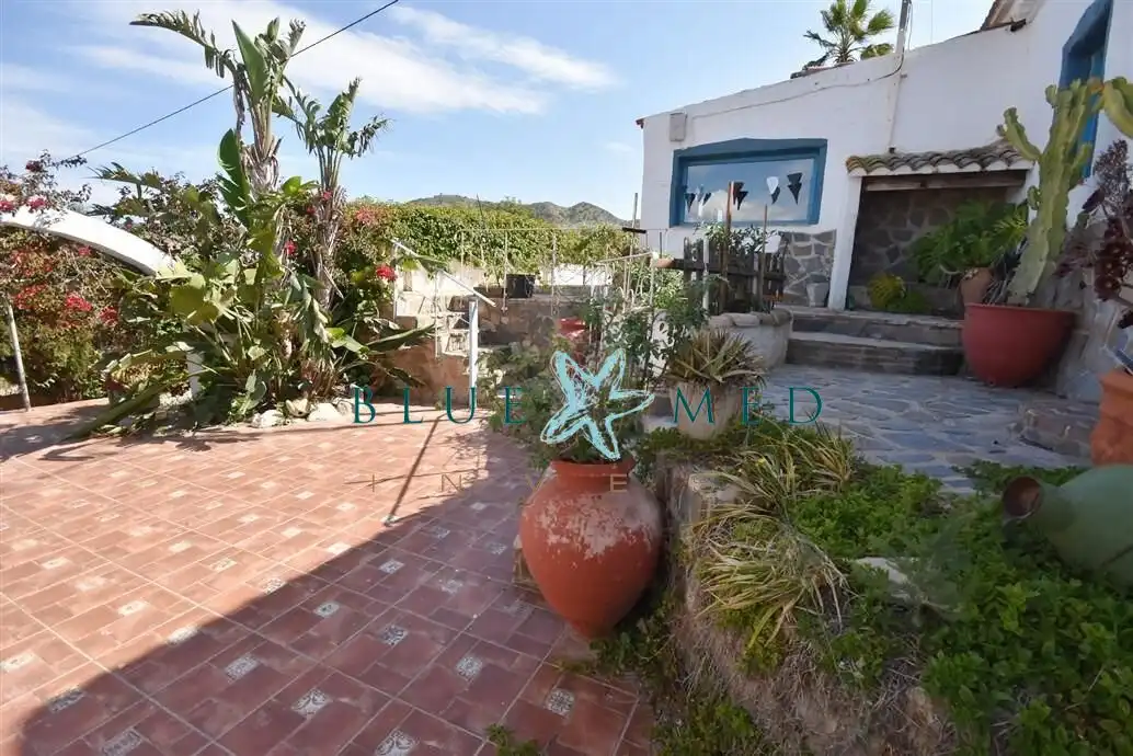 Vista exterior de Casa o chalet en venta en Mazarrón con Calefacción, Jardín privado y Terraza