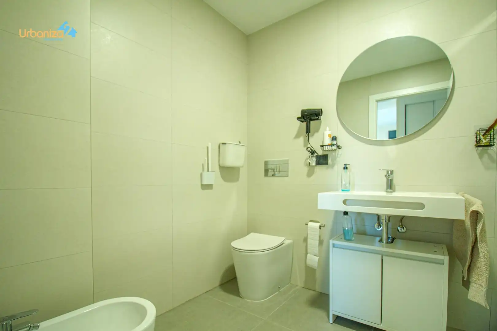 Badezimmer von Wohnung zum Verkauf in Badajoz mit Klimaanlage, Heizung und Privatgarten
