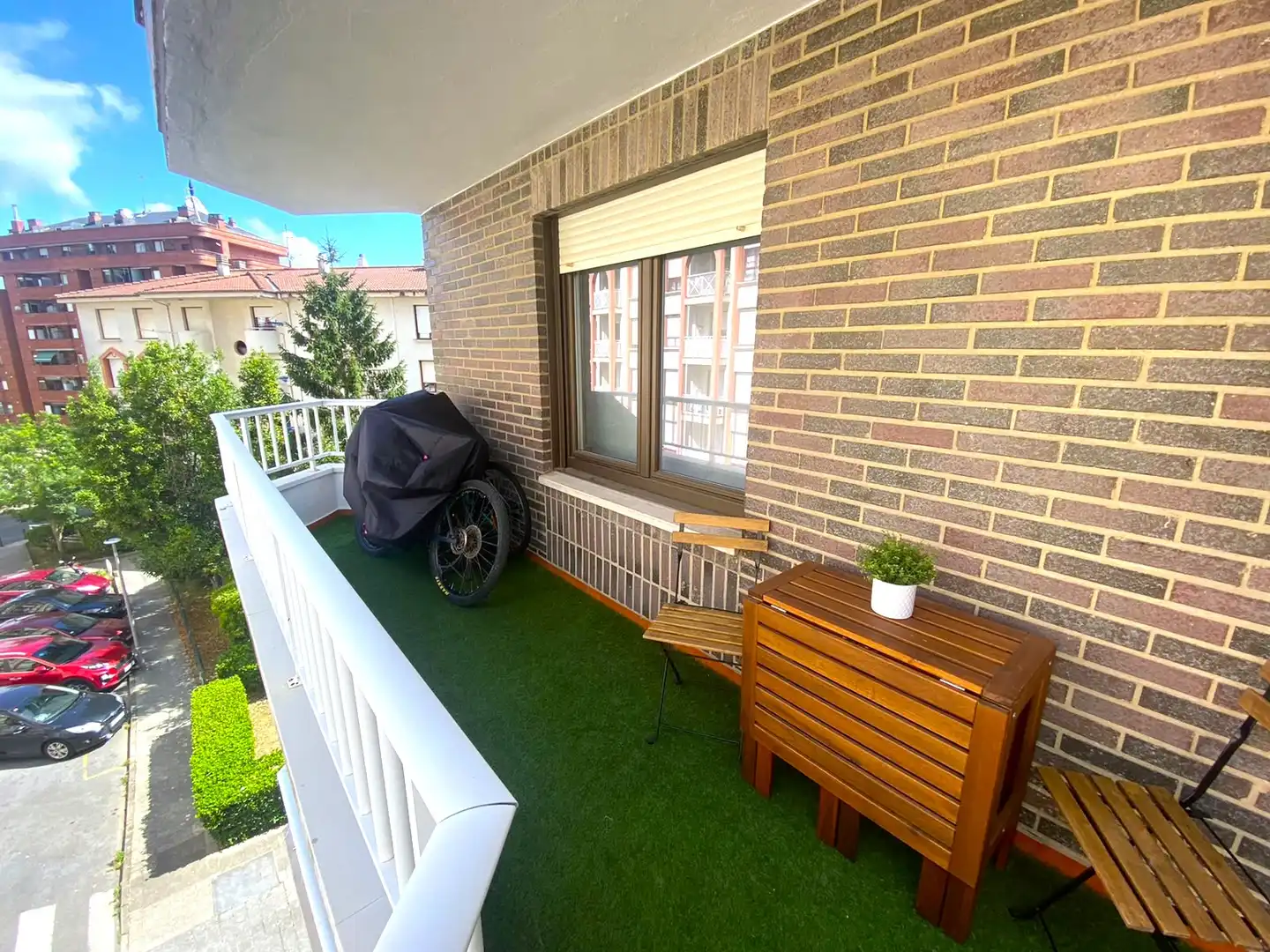 Balcony of Flat for sale in Castro-Urdiales  with Heating, Private garden and Parquet flooring