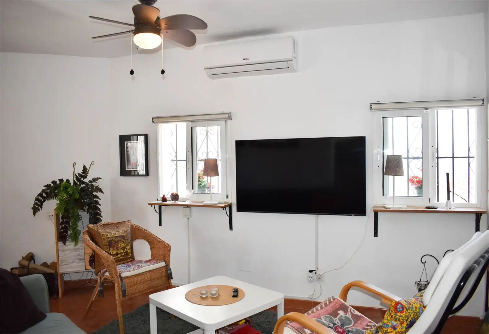 Sala de estar de Casa o chalet en venta en Iznate con Amueblado