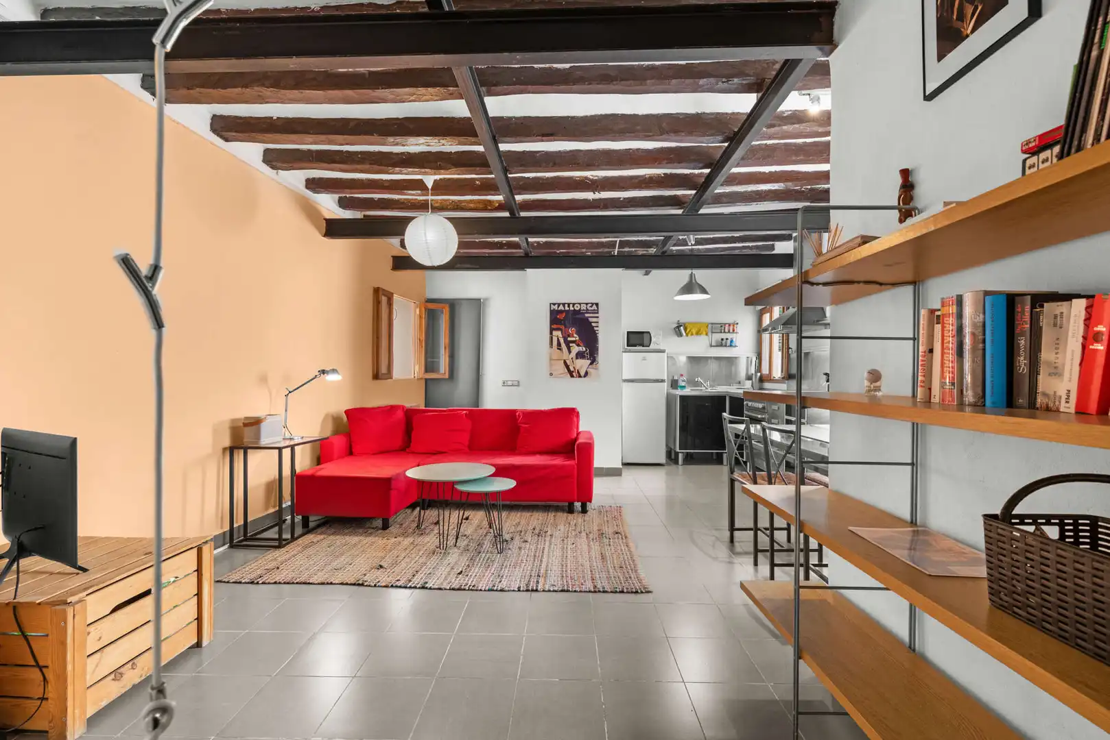 Sala d'estar de Pis en venda en  Palma de Mallorca amb Aire condicionat i Moblat