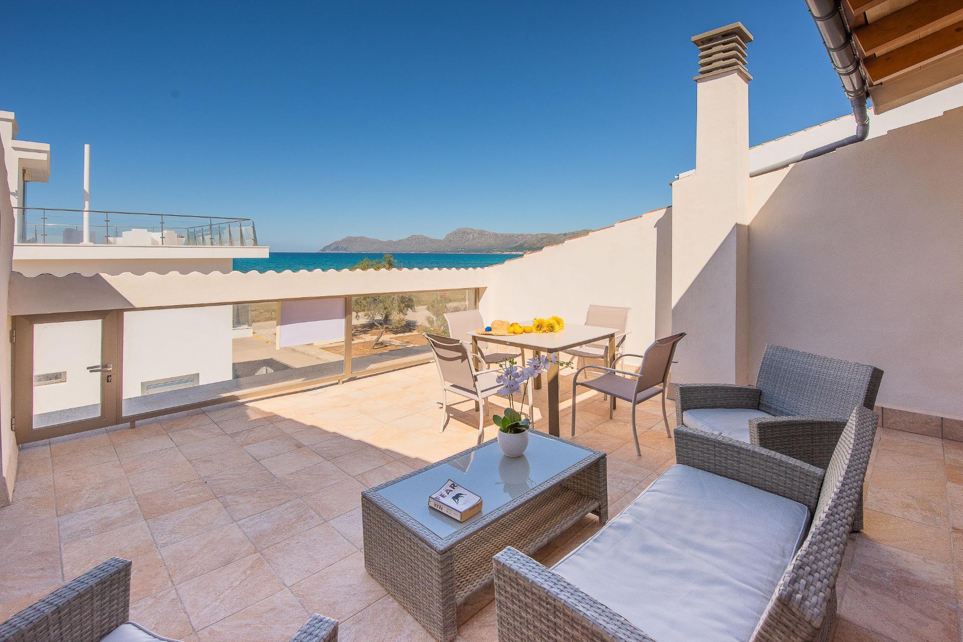 Terrassa de Apartament de lloguer en Santa Margalida amb Aire condicionat, Calefacció i Traster