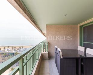 Terrace of Apartment to rent in Alboraya  with Air Conditioner, Heating and Parquet flooring