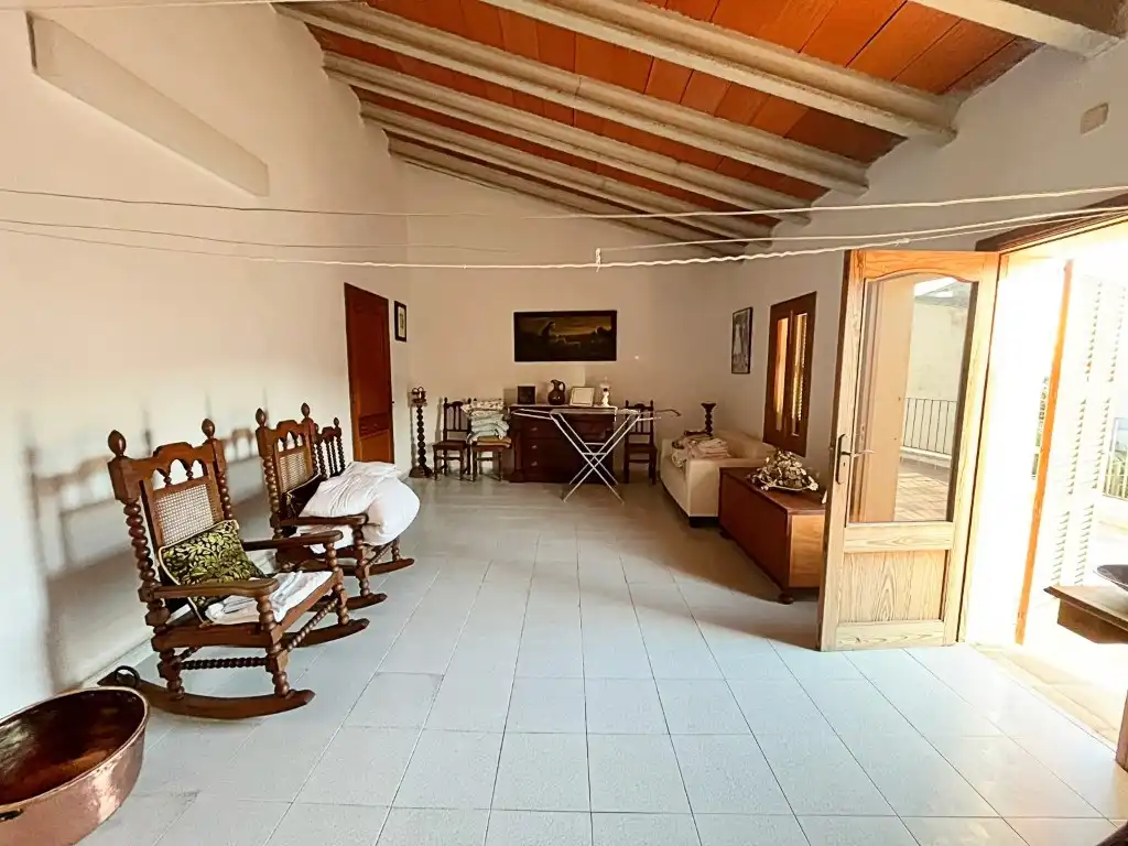 Sala d'estar de Casa adosada en venda en Sant Llorenç des Cardassar amb Terrassa