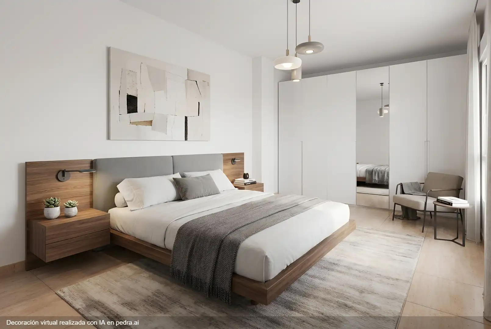 Schlafzimmer von Wohnung zum Verkauf in El Ejido mit Klimaanlage, Terrasse und Möbliert