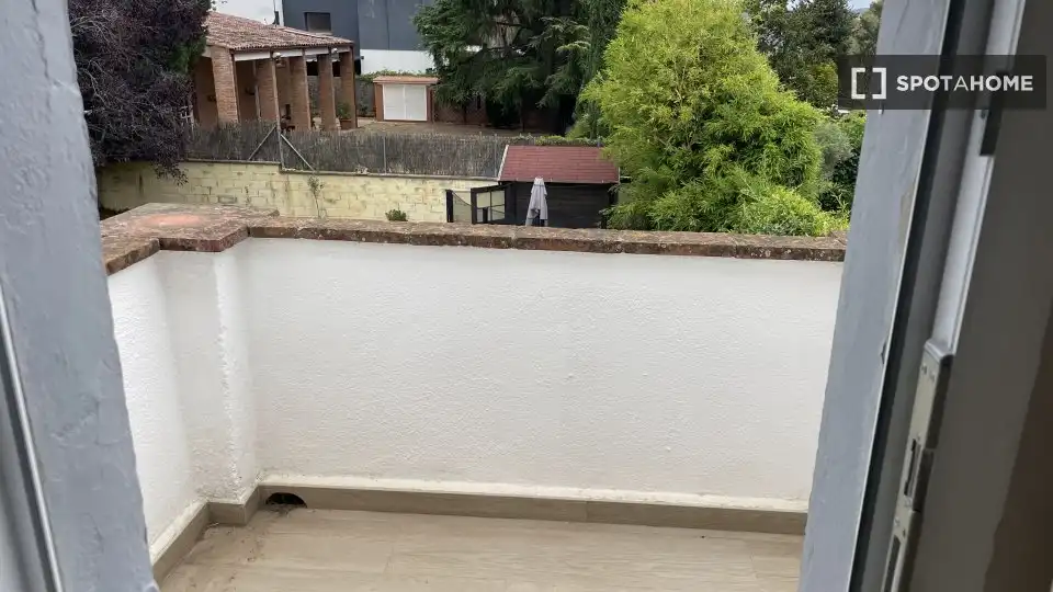 Terraza de Piso de alquiler en Sant Cugat del Vallès con Aire acondicionado, Calefacción y Amueblado