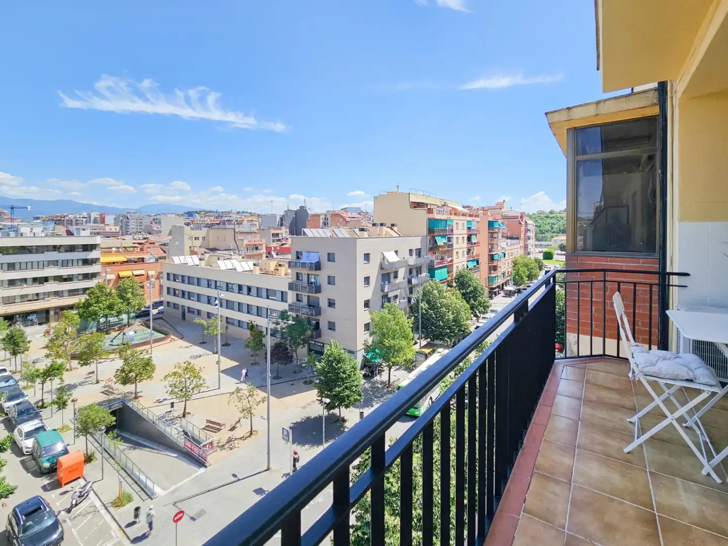 Vista exterior de Piso en venta en Granollers con Parquet y Balcón