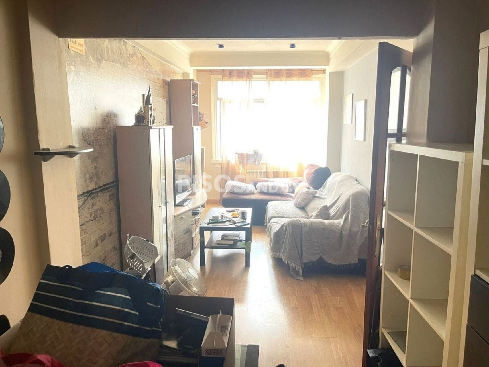 Sala d'estar de Pis en venda en A Coruña Capital  amb Moblat