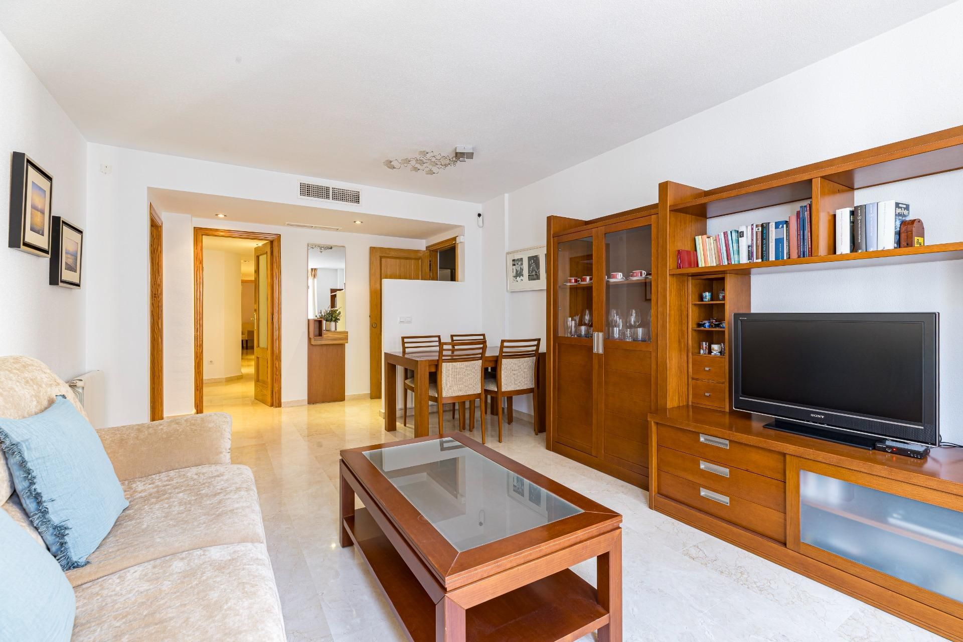 Sala de estar de Piso en venta en  Murcia Capital con Aire acondicionado, Calefacción y Balcón