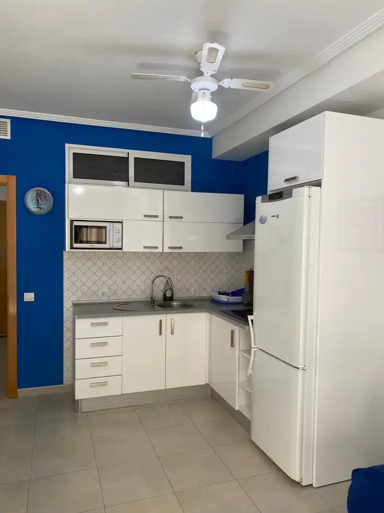 Cocina de Piso de alquiler en Roquetas de Mar con Aire acondicionado, Calefacción y Terraza