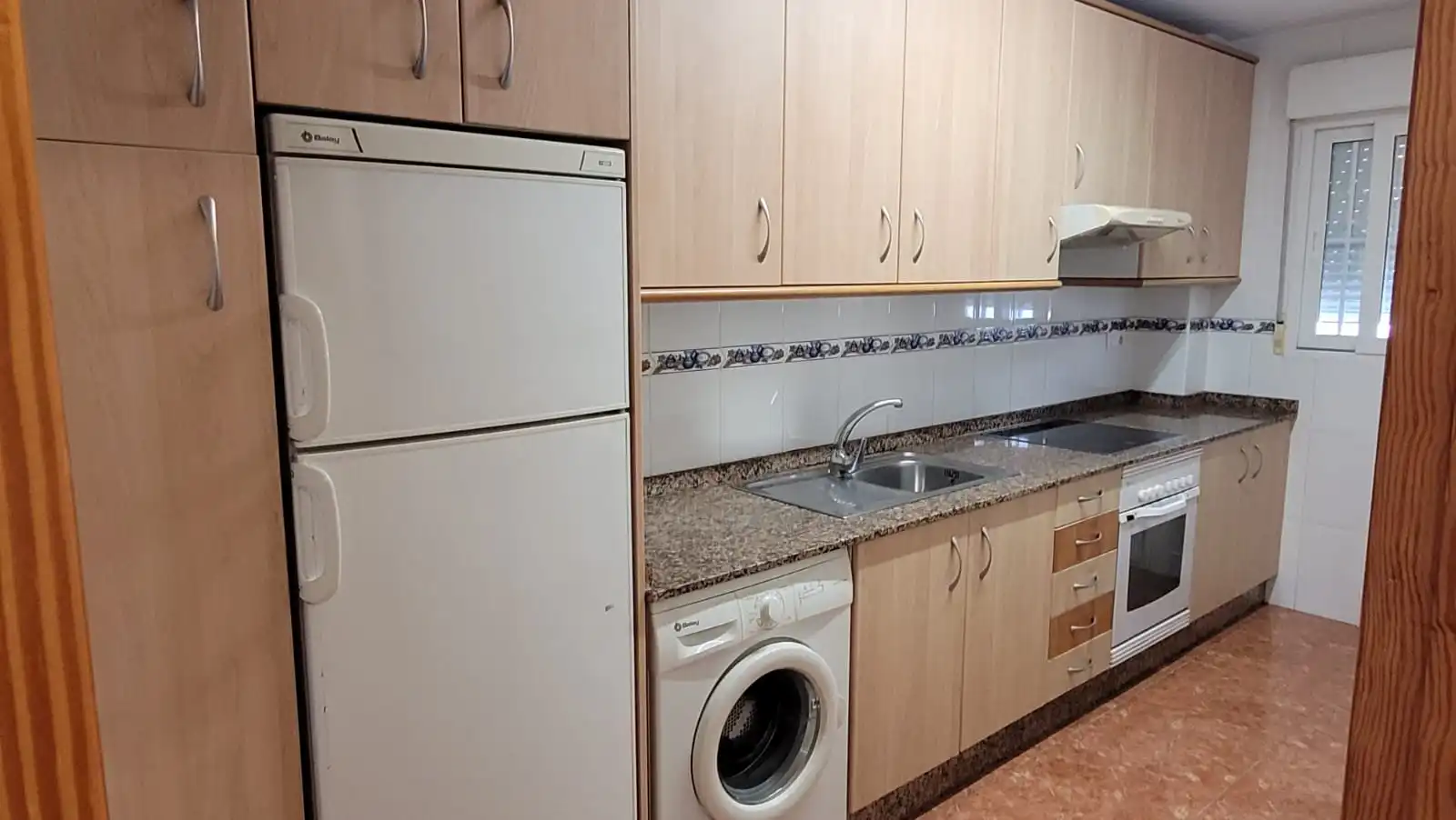 Kitchen of Flat for rent in Cartagena  with Air Conditioner, Furnished and Oven