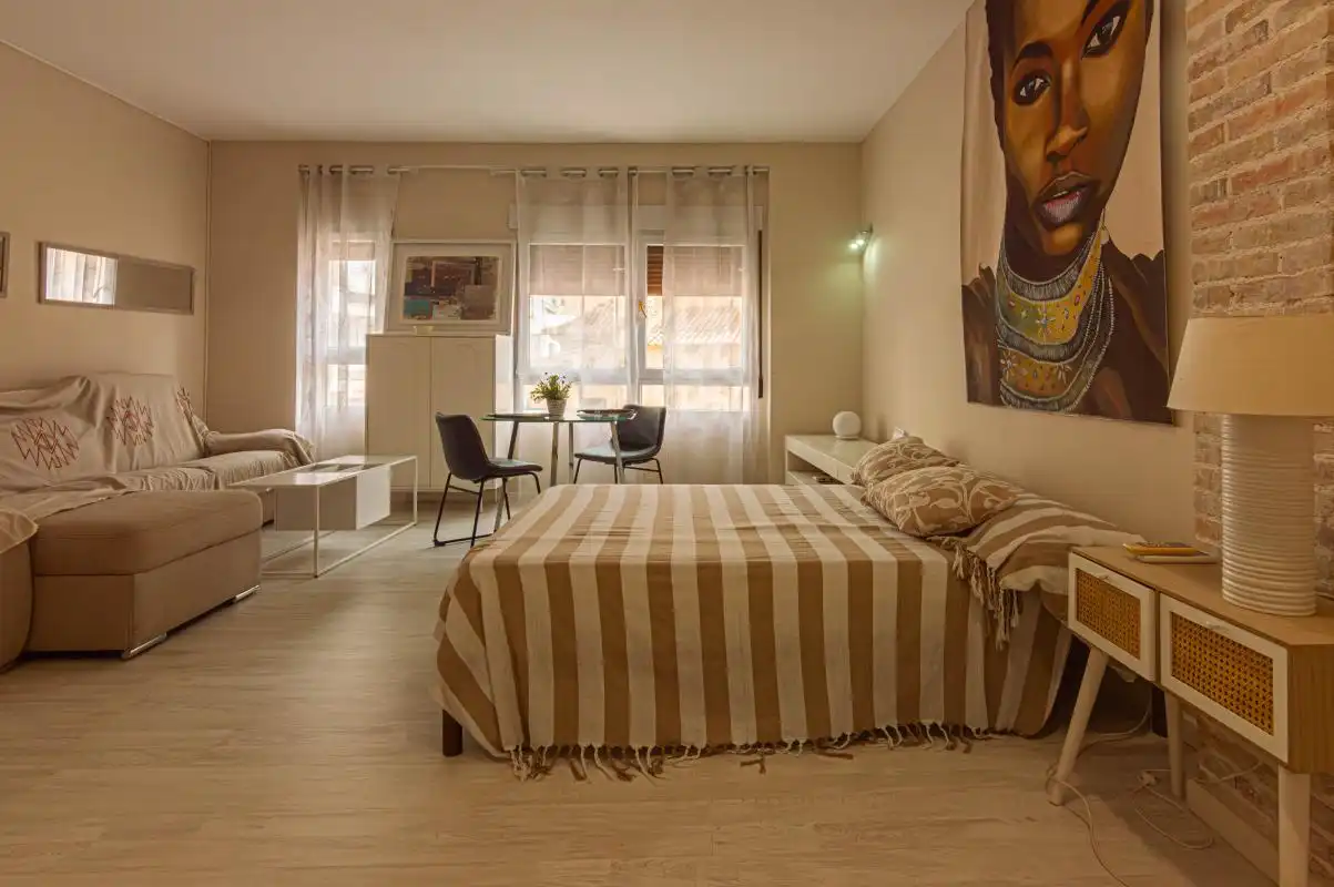 Bedroom of Houses for sale in Oliva  with Air Conditioner, Heating and Private garden