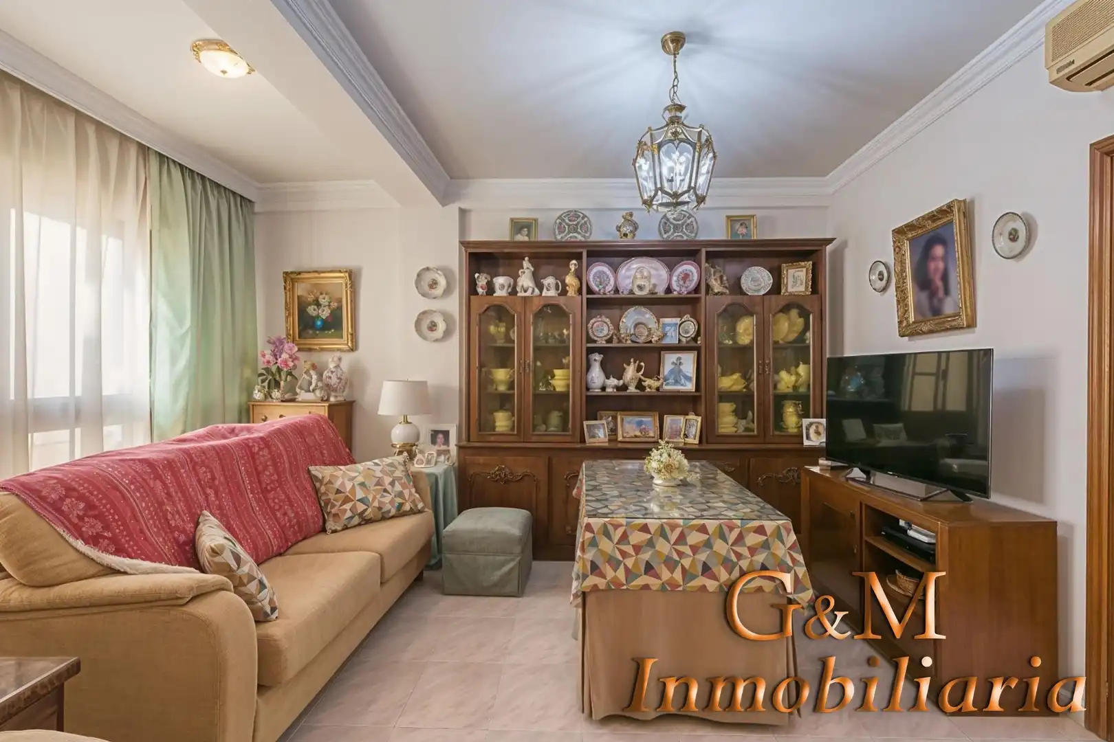 Wohnzimmer von Wohnung zum Verkauf in Málaga mit Klimaanlage