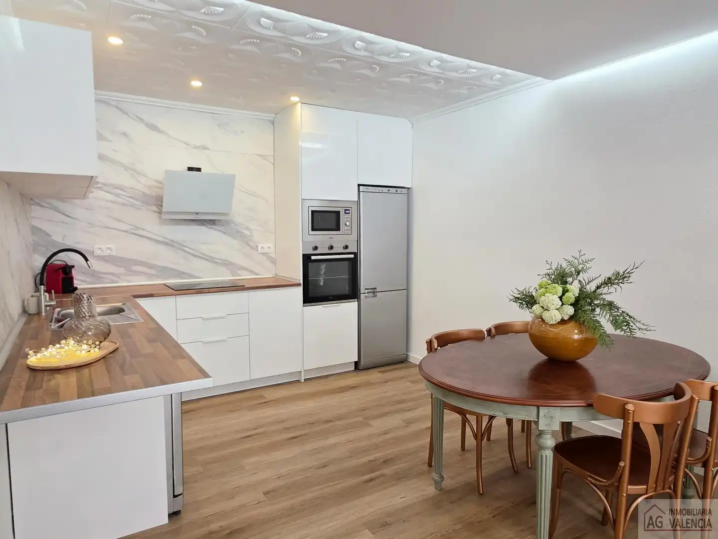 Kitchen of Flat for rent in Almenara  with Air Conditioner, Furnished and Balcony