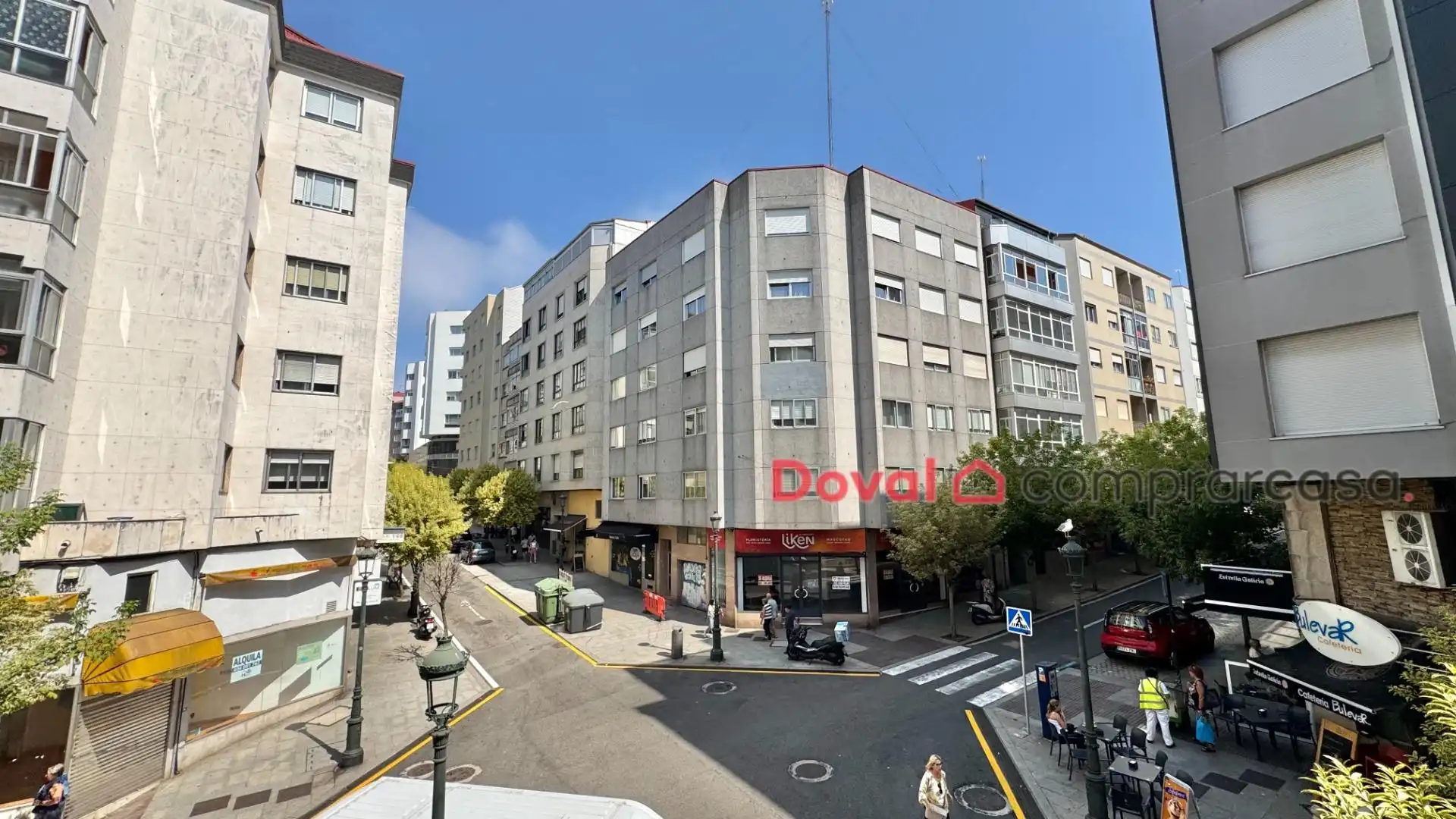 Vista exterior de Piso de alquiler en Vigo  con Calefacción y Amueblado
