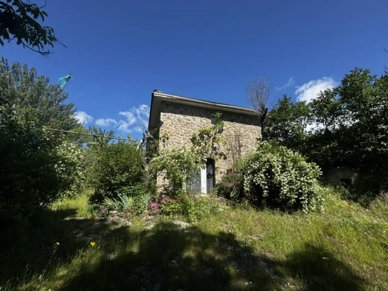 Exterior view of Houses for sale in Villavieja del Lozoya  with Private garden, Terrace and Swimming Pool