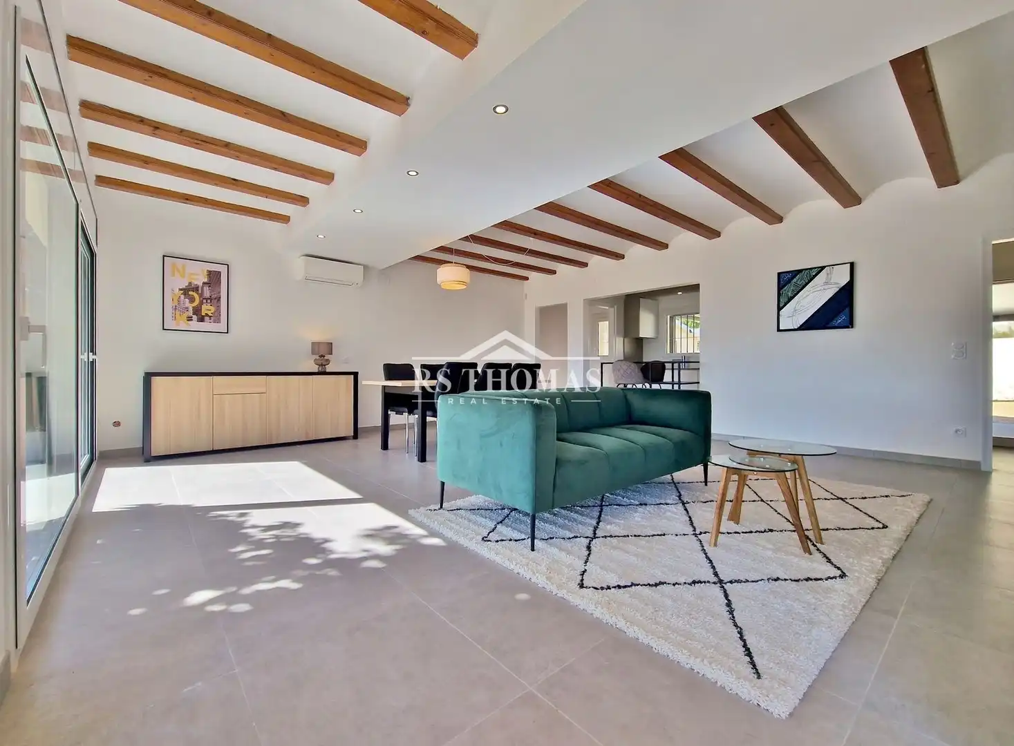 Sala de estar de Casa o chalet en venta en Palau-saverdera con Aire acondicionado, Terraza y Trastero