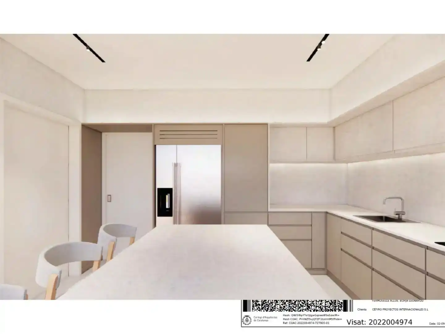 Cocina de Piso en venta en Sant Pere de Ribes con Jardín privado, Trastero y Piscina