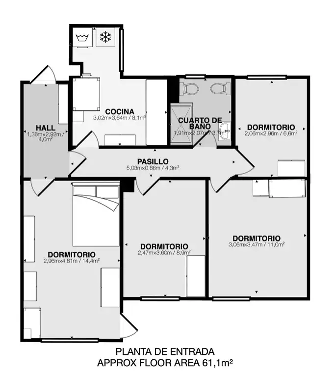 Wohnung zum Verkauf in Parla mit Heizung