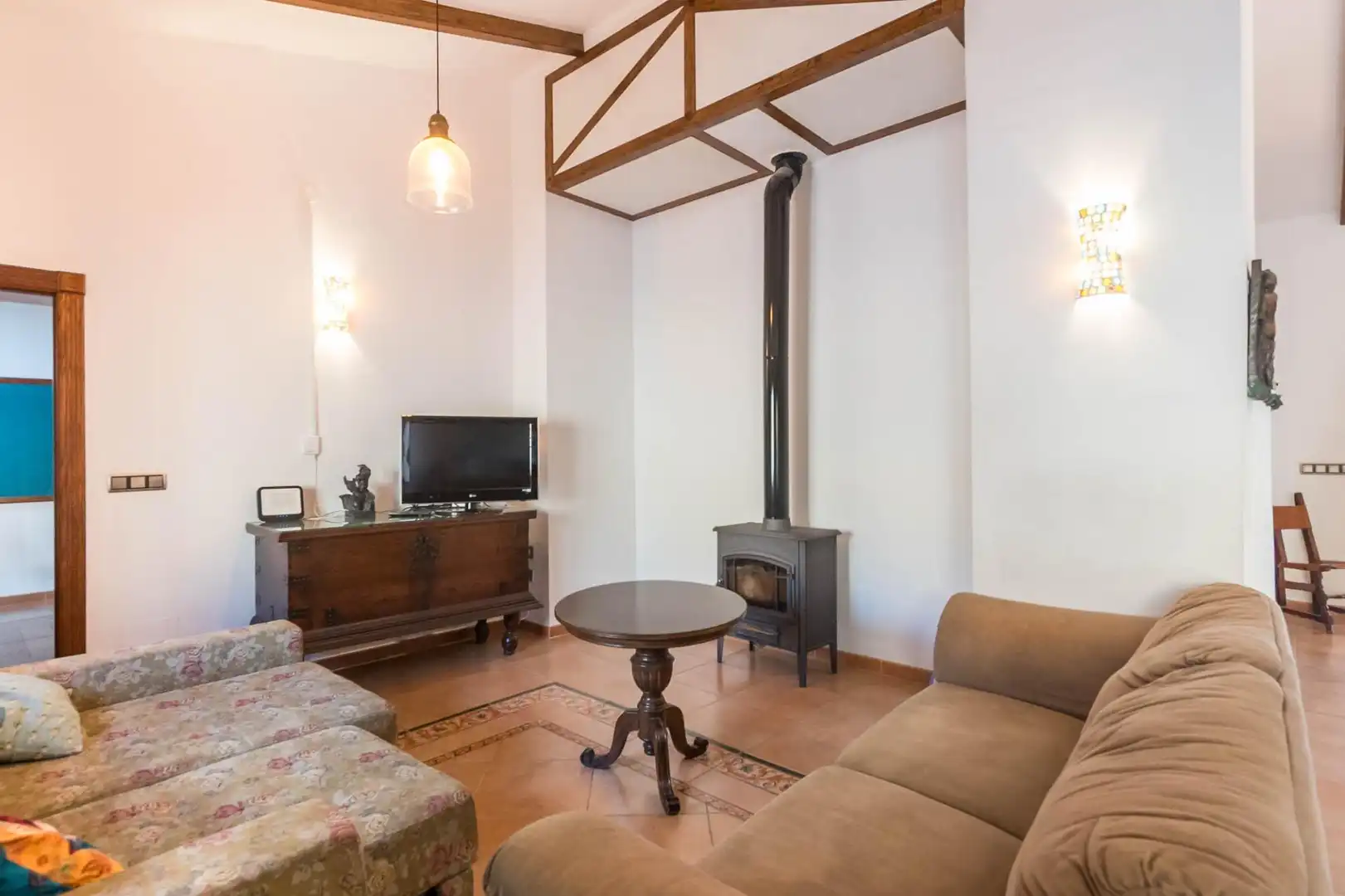 Sala d'estar de Casa o xalet en venda en Murcia amb Aire condicionat i Balcó